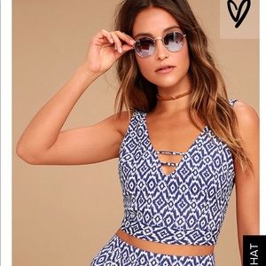 Lulu’s crop top! Brand new!